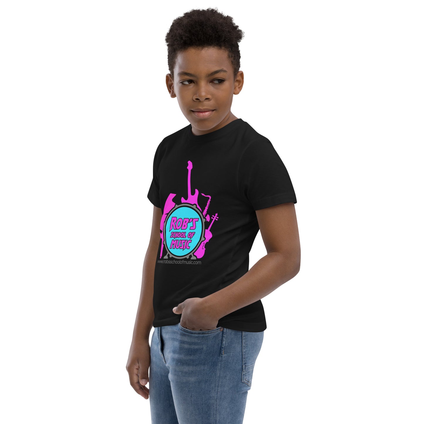 Vintage RSM Logo 80s Neon T shirt Youth